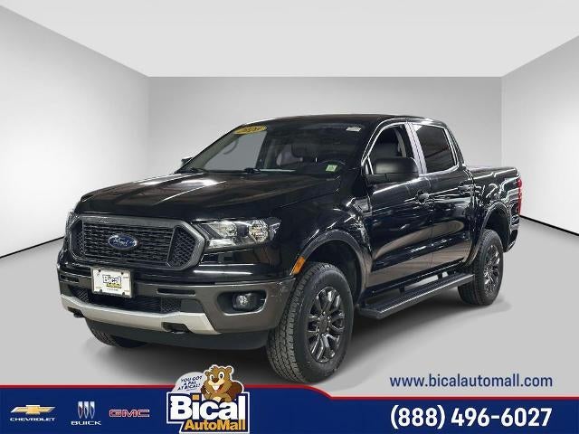 2020 Ford Ranger XL in Black — front three-quarter view