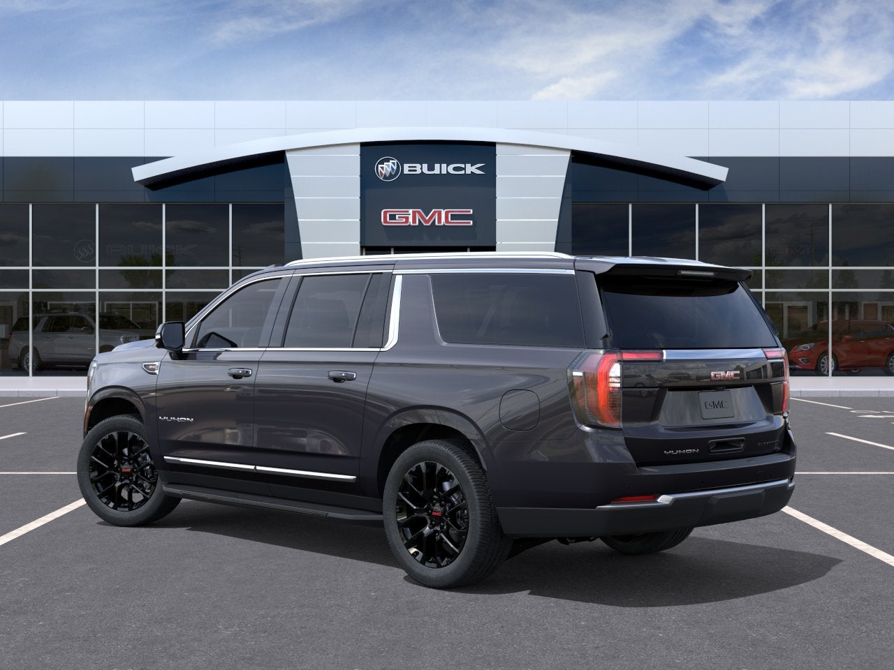 2026 GMC Yukon XL — rear three-quarter view