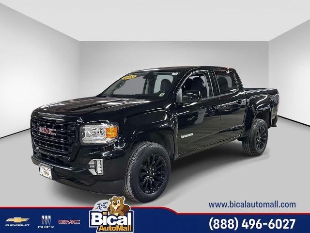 2022 GMC Canyon Elevation in Onyx Black — front three-quarter view