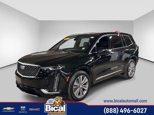 2024 Cadillac XT6 Premium Luxury in Stellar Black Metallic — front three-quarter view